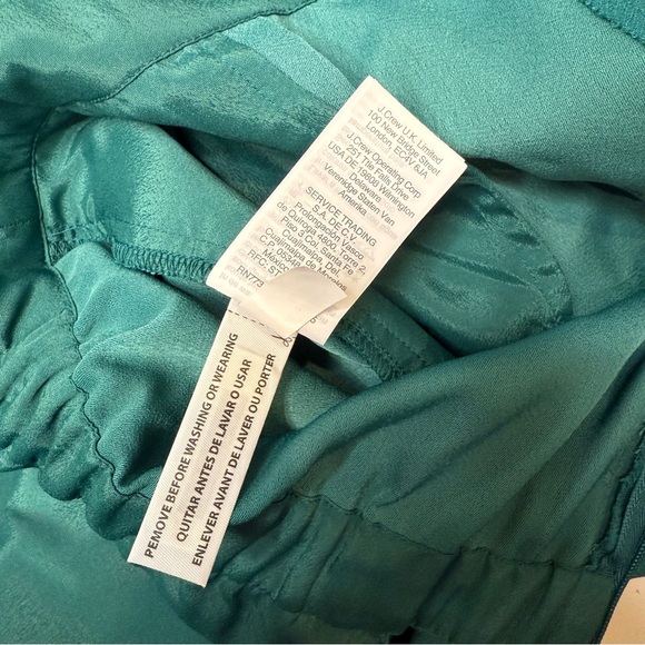 NWT J. Crew Sleeveless Ruffle Jumpsuit Blue - Picture 16 of 16